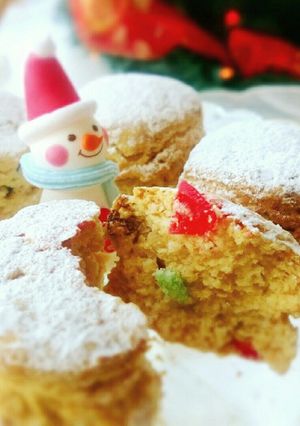 クリスマス✾簡単シュトーレン風スコーン-レシピのメイン写真