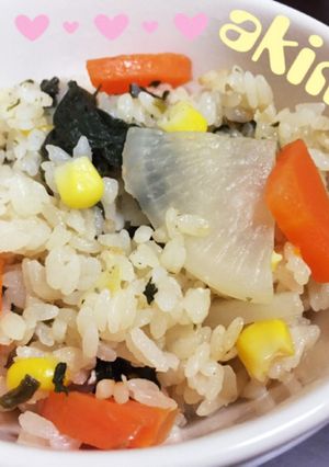 味噌汁炊き込みごはん-レシピのメイン写真