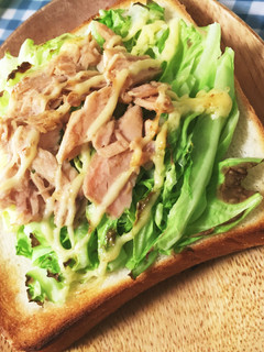 【ツナ缶で】焼きキャベツトースト-レシピのメイン写真