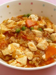 西湖豆腐(しーほーどうふ)・保育園給食-レシピのメイン写真