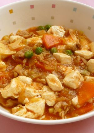 西湖豆腐（しーほーどうふ）・保育園給食-レシピのメイン写真