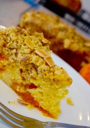 アプリコットのクランブルケーキ-レシピのメイン写真