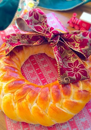 クリスマス★食べられる♡リースパン-レシピのメイン写真