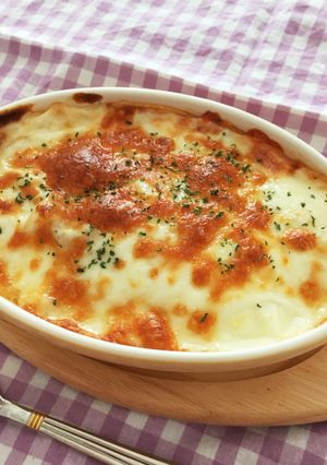 ラザニア風味☆簡単スパゲティグラタン-レシピのメイン写真