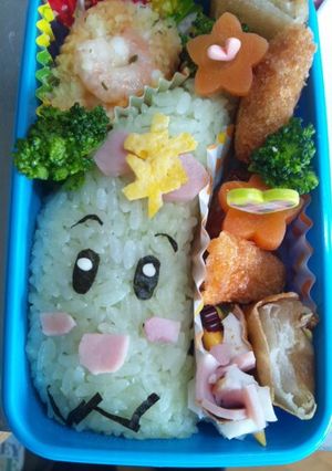 妖怪ウオッチ【トキメキビ】キャラ弁-レシピのメイン写真