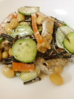 ひじきの煮物リメイク*サラダ-レシピのメイン写真