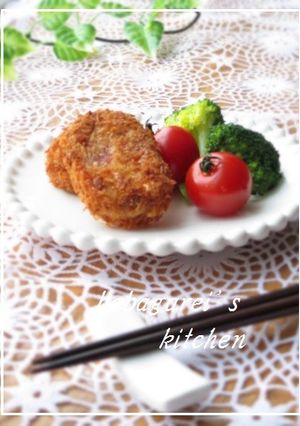 節約でも豪勢に✤厚切りハムカツ-レシピのメイン写真