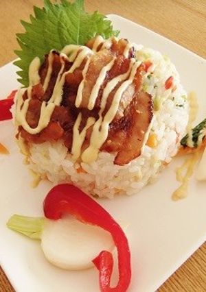 ノンメタポーク!で味噌漬け焼き寿司♪-レシピのメイン写真