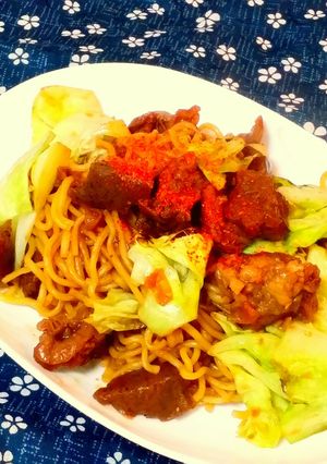 こってりぼっかけ焼きそば-レシピのメイン写真