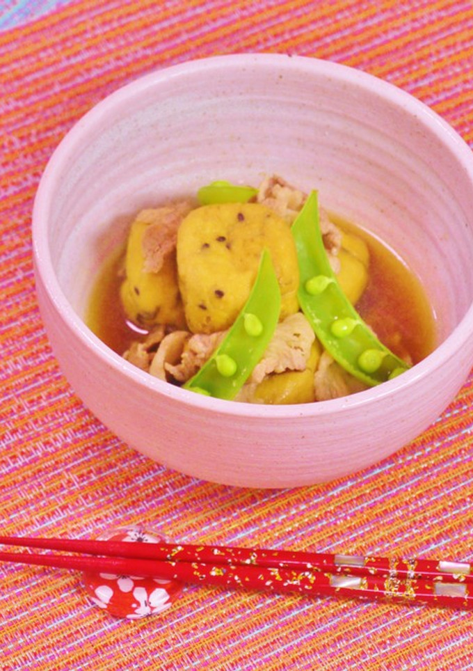 がんもと豚肉の炊いたん♪-レシピのメイン写真