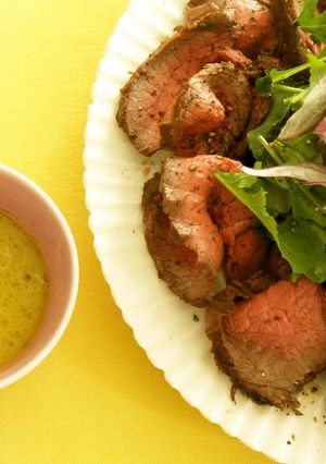 牛肉のローストとルッコラのサラダ仕立て-レシピのメイン写真