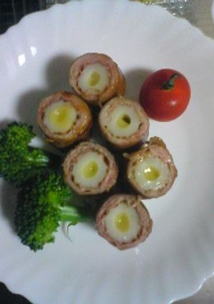 豚肉のチーちく巻き-レシピのメイン写真