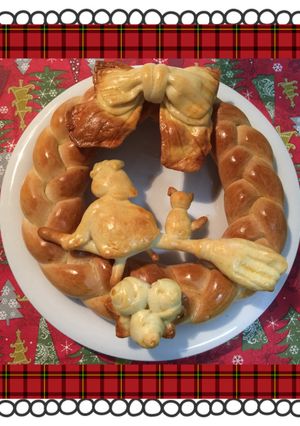 楽しく作ろう！魔女の宅急便☆リースパン-レシピのメイン写真