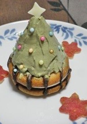 ヨーグルトアート☆クリスマスツリー-レシピのメイン写真