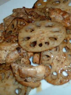 れんこんと鶏肉のオイスター炒め-レシピのメイン写真