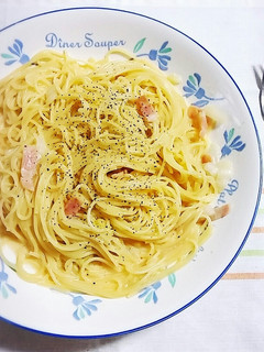 簡単♪白菜とベーコンカルボナーラ-レシピのメイン写真