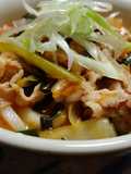 ぱぱっとお手軽！あったか豚キムチうどん