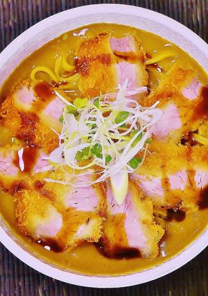 子供も大人も大好きソースカツカレー蕎麦♪-レシピのメイン写真