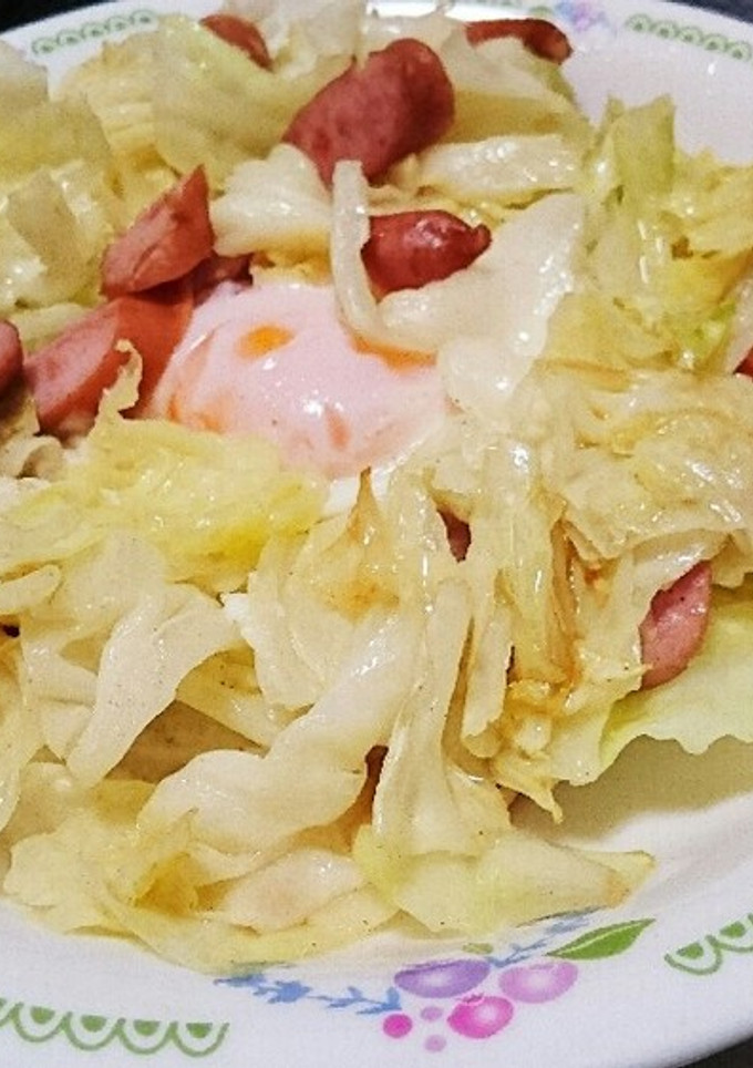 ソーセージとキャベツ◎炒め-レシピのメイン写真