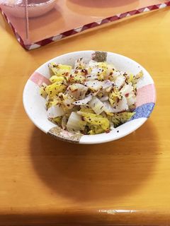 大量消費 白菜の梅ゆかり和え-レシピのメイン写真