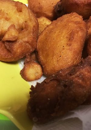失敗パン生地は☆ドーナツで食べちゃおぅ-レシピのメイン写真