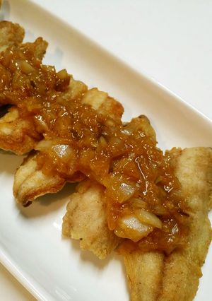 腸活【超勝!】タレが決め手のアジの唐揚げ-レシピのメイン写真
