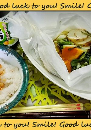 鶏むね肉とモリモリ♥野菜の包み焼き♥-レシピのメイン写真