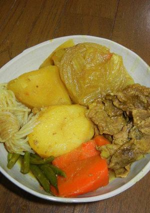 カレー味の肉じゃが-レシピのメイン写真