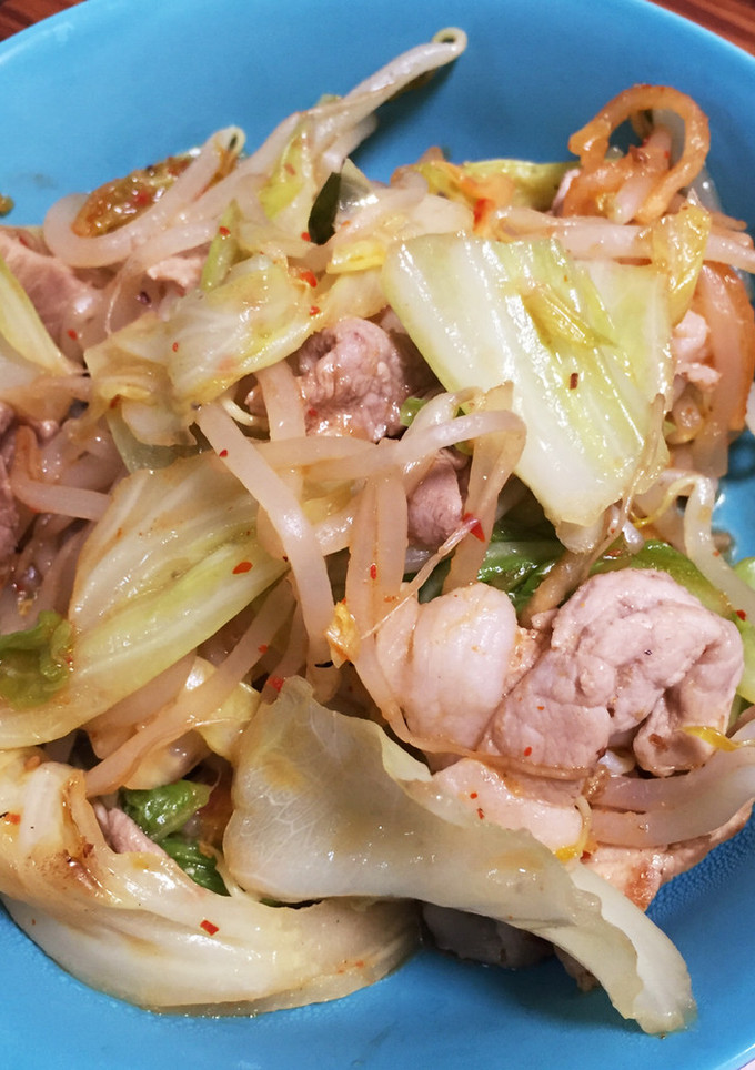 豚キムチを焼肉のたれで簡単減塩！-レシピのメイン写真