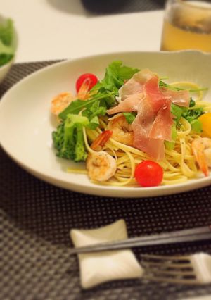 えびとアンチョビのパスタ-レシピのメイン写真