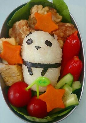 娘の幼稚園弁当-レシピのメイン写真