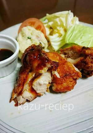 ジューシー唐揚げのゆず胡椒タレ♪-レシピのメイン写真