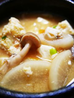 簡単・鳥挽肉の団子の作り方。お味噌汁に!-レシピのメイン写真