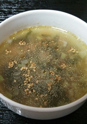 中華風わかめスープ-レシピのメイン写真