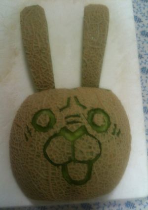 メロンの皮でキレネンコ作ってみた！-レシピのメイン写真