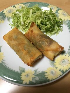 鶏ささみと梅のヘルシー春巻き-レシピのメイン写真