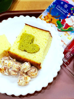 簡単クリスマスブーツのカステラおやつ-レシピのメイン写真