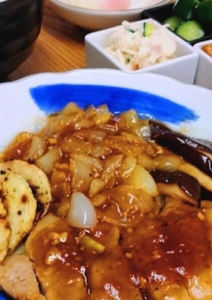 豚ロースソテーの炒め玉ねぎだれ-レシピのメイン写真