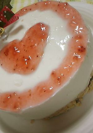 ヨーグルトアート♪レアチーズケーキ風-レシピのメイン写真