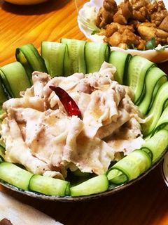 きゅうりと豚肉の冷しゃぶサラダ-レシピのメイン写真