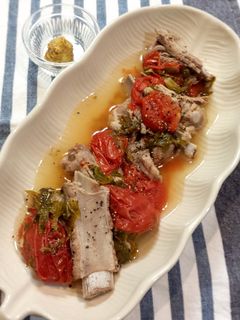 スペアリブとフレッシュトマトの煮込み-レシピのメイン写真