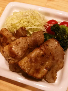 豚ロースの葉にんにくぬた漬け焼き-レシピのメイン写真
