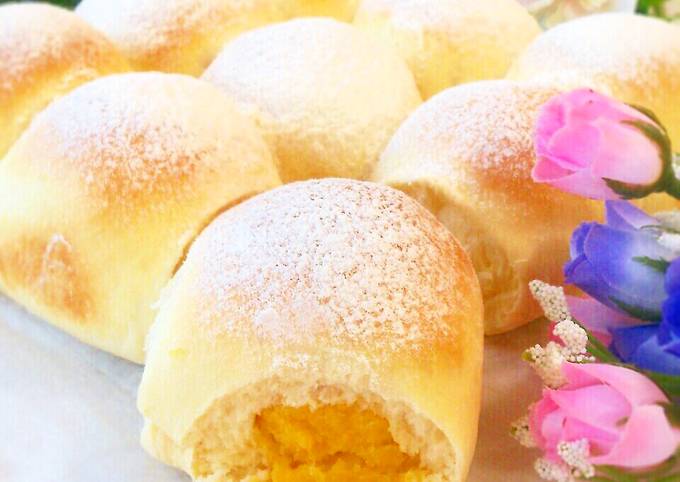 スイートポテトたっぷり♡ミルクちぎりパン by ♪♪maron スイートポテトたっぷり♡ミルクちぎりパン by ♪♪maron