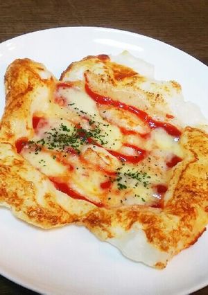 餅に飽きたら☆簡単もっちーずピザ♪-レシピのメイン写真