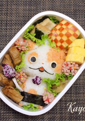 ブチニャン 妖怪ウォッチ キャラ弁-レシピのメイン写真