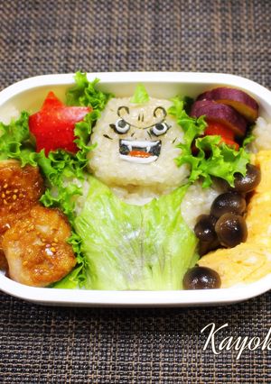 ブリー隊長 妖怪ウォッチ キャラ弁-レシピのメイン写真