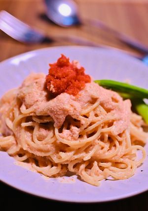 とろりん明太クリームパスタ-レシピのメイン写真