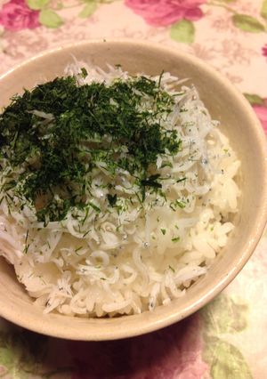 3分で完成！みんな大好きしらすごはん♪-レシピのメイン写真