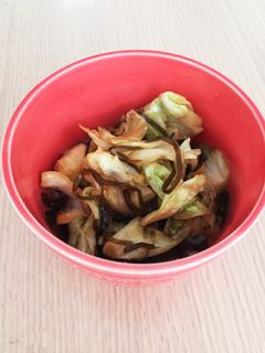 キャベツと塩昆布の炒め物-レシピのメイン写真