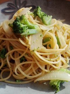 ブロッコリーの昆布茶パスタ-レシピのメイン写真